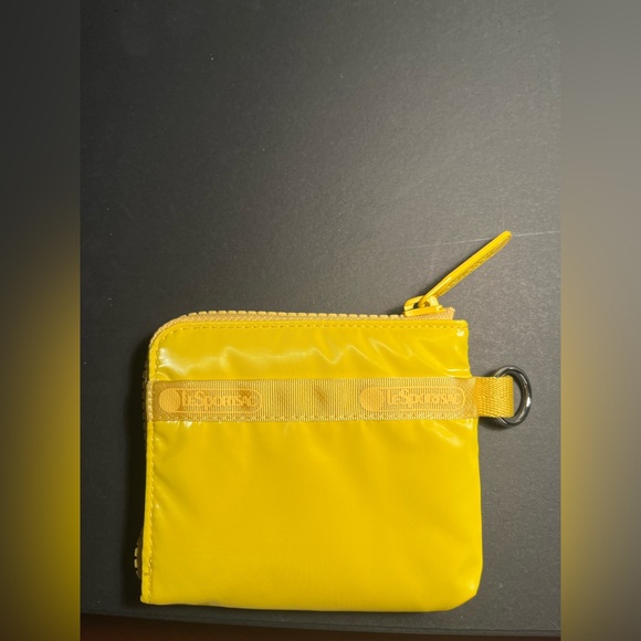 LeSportsac Yellow keychain zipper pouch ⭐️ - Picture 3 of 6